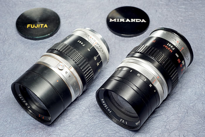 FUJITA 135mm f3.5 ／ Miranda 135mm f3.5（アルファベット記号なし）