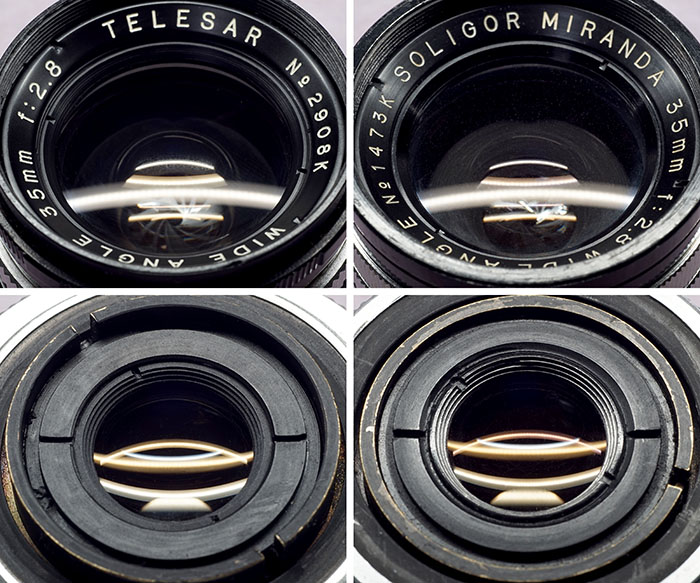 TELESAR 35mm f2.8(m42) ／ SOLIGOR MIRANDA 35mm f2.8(m44)