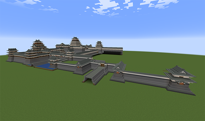 築城中の様子①